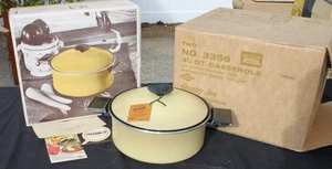 Vintage West Bend Country Inn 3356 Cook 'N Serveware 3.5 Qt Casserole NEW NOS - Picture 1 of 13