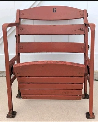 Asiento de campo Crosley vintage original Cincinnati Reds béisbol Foto 1 de 4