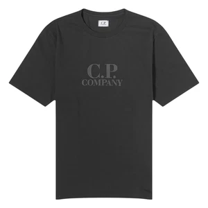 C.P Company Tonal Logo Short Sleeve T-Shirt In Black 999 CP - Picture 1 of 2