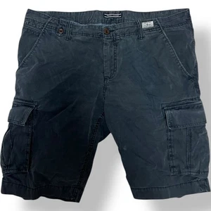 Tommy Hilfiger Shorts Size 36 Cargo Knee Length Navy Cotton Casual Summer - Bild 1 von 6