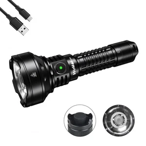 LED Tactical Flashlight Rechargeable - TD01C Tactical Flashlight High Lumens ... - Picture 1 of 9