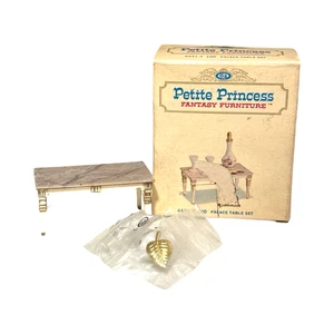 Petite Princess Fantasy Furniture Coffee Table, Leaf Ashtray, Decanter 4431-3 - Picture 1 of 8