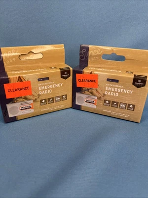 2 Pack AM/FM Receiver Emergency Radio Lightweight And Compact - Image 1 of 4