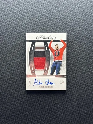 2024 Flawless Andre Chase Patch Auto /25 #VT-ACH - Image 1 of 2