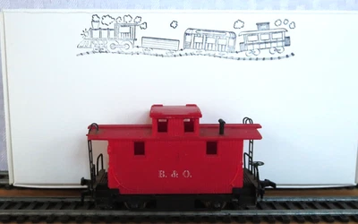 TYCO MANTUA HO Escala 4 Ruedas Bobber Centro Cúpula Caboose "B&O" (Ruedas de Latón) Foto 1 de 4