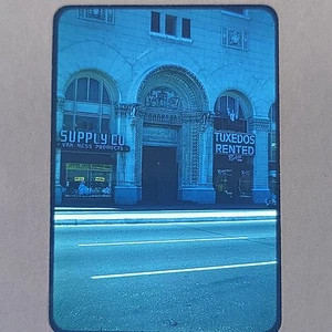 Van Ness Ave San Francisco California Street Scene Shop Kodachrome 35 mm diapositiva - Foto 1 di 3