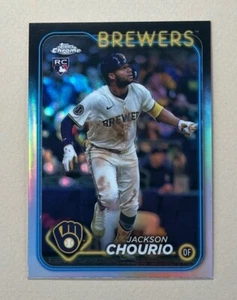 Jackson Chourio - 2024 Topps Chrome Update - Rookie Refractor #USC18 - Bild 1 von 2