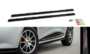 CUP faldones laterales accesorios NEGRO para Renault Clio MK4 Side Skirts listones - Imagen 1 de 9