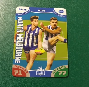 Australia 2019 AFL Battle Teams Trent Dumont & Shaun Higgins North Melbourne - Foto 1 di 2