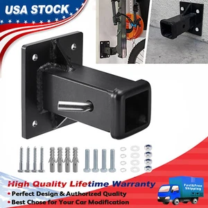 Upgrade Bolt-On Trailer Hitch Receiver Tube 2" Receiver Hitch Wall Mounted Lawn - Picture 1 of 11