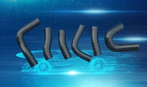 BLACK silicone radiator hose For Honda Magna VF1100C V65 VF 100C VF100C VF 1100C - Imagen 1 de 4