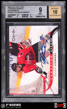 POP 1 Steven Stamkos BGS 9 w 10 Auto: 2009-10 OPC Canadian Heroes 2nd Year Gisto