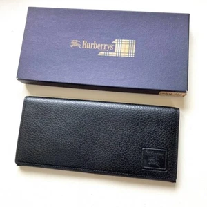Burberry Authentic Leather long wallet billfold nova check beautiful - Picture 1 of 9