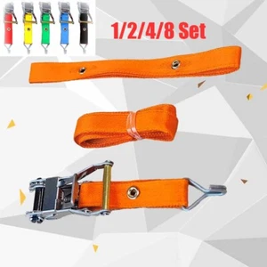 Lot Ratchet Spare Tie Down Strap For 1/14 10 RC Crawler Car Trailers Trucks Vans - Picture 1 of 40