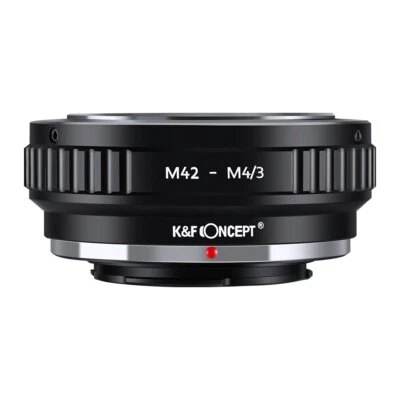 K&F Concept Adapter for M42 Mount Lens to Micro 4/3 m43 Adapter GH1 GF1 G10 G2 G - Image 1 of 4