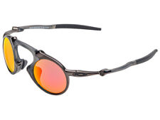 Oakley Madman Polarized Sunglasses OO6019-04 X Metal Dark Carbon/Ruby Iridium