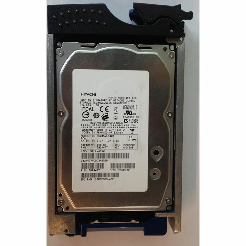 0B24477 - EMC 450GB 15K RPM FC  3.5" HDD for all CX4's. CX3-80, -40, 40C, -40F - Image 1 of 1