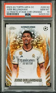 Jude Bellingham 23/25 2023-24 Topps UCC Ultimate Stage Chrome PSA 10 USC42 - Picture 1 of 2