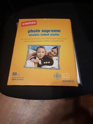 Staple Photo Supreme Double-sided Matte Photo Paper New # 564121 - Image 1 of 4