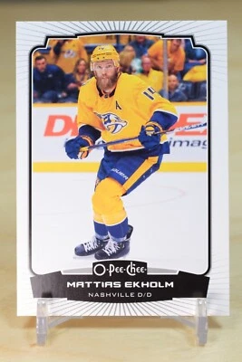 2022-23 O-Pee-Chee Hockey OPC Base #352 Mattias Ekholm - Nashville Predators - Image 1 of 2