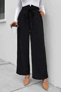 Chic high waist wide leg pants - Picture 1 of 6