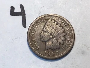1897 Indian Head Cent / Indian Head Penny - Picture 1 of 18
