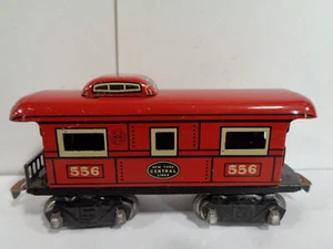 VINTAGE MARX 6" LONG #556 027 NYC CABOOSE WITH 2 4 WHEEL TRUCKS - Picture 1 of 6