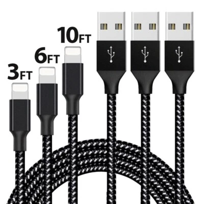 Lote Cable Cargador Rápido USB Original para iPhone 14 13 12 11 Pro Max X 8 7 6s Foto 1 de 4