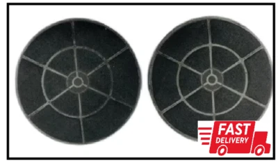 VISSANI Charcoal Filter for 500 CFM under Cabinet and Glass Kitchen Range Hood (2-Pack)