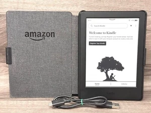 Amazon Kindle 8th Generation 4GB Wi-Fi 6" eBook Reader Black Tested & Working - Picture 1 of 11