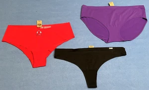 NEW Victoria's Secret Panties Lot of 3 Size XXL - Hipster, Cheekster & Thong NWT - Picture 1 of 7