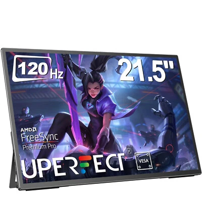 UPERFECT 21.5 Zoll 120Hz Tragbarer Monitor 1920*1080 Portable Monitor Bildschirm - Bild 1 von 4