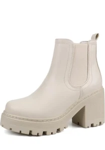 firelli Women Fashion Chelsea Boots Platform Boots Classic Ankle Booties - Picture 1 of 6