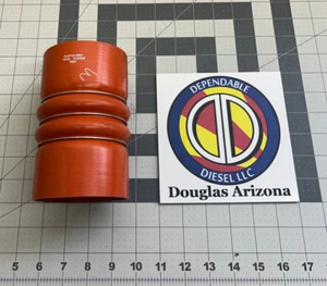 Manguera de enfriador de aire de carga Flexfab # FLX7732-0001 3,50" ID X 6,00" de largo con anillos SS - Imagen 1 de 7