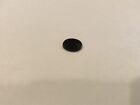 NATURAL BLACK ONYX OVAL FLAT BUTTON CUT  LOOSE GEMSTONE  SIZE  15.84mm X 11.89mm