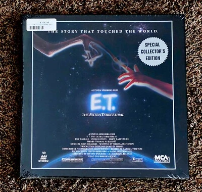 E.T. The Extra-Terrestrial MCA Laserdisc 1989 Widescreen  Factory Sealed - Image 1 of 2