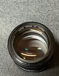 CANON FD LENS 85MM F1.8 WITH HOOD - Picture 1 of 4