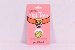 Pet Fetch Smart Pet Tags Lost Pet Retrieval System " # Tennis Ball " - Picture 1 of 5