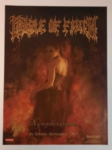 CRADLE OF FILTH ~ "Nymphetamine" Album Art ~ Vintage Magazine Print/Promo Ad 2004 - Bild 1 von 1