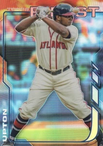 2014 Topps Finest Baseball Refractor #96 Justin Upton - Picture 1 of 2
