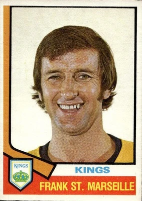 1974-75 O-Pee-Chee SET BREAK #374 Frank St.Marseille NMMT - Image 1 of 2