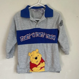 Polo vintage Pooh manica lunga bambino ragazzo taglia 2T - Foto 1 di 4
