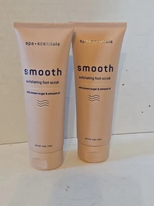 Paquete de 2 exfoliantes exfoliantes suaves para pies Spa Scentials con aceite de almendras de azúcar morena - Imagen 1 de 5