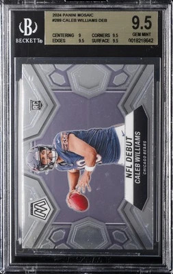 2024 PANINI MOSAIC #289 CALEB WILLIAMS BGS 9.5 - Image 1 of 2