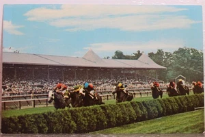New York NY Saratoga Racing Association Postkarte alte Vintage Karte Ansicht Standard - Bild 1 von 2