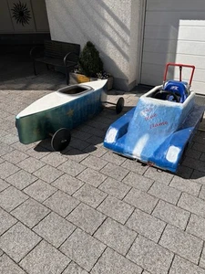 2 Stück Seifenkiste rennfertig DSKD Junior und FUN, sehr schnell, Rennwagen - Bild 1 von 23