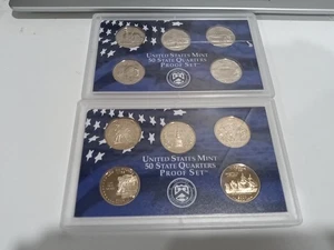 2000 S AND 2005-S US 50 State Quarter Proof Set - Picture 1 of 3