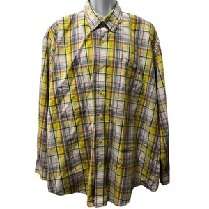Orvis Technical Performance Long Sleeve Button Up Shirt Plaid Men’s Size XXL - Picture 1 of 7