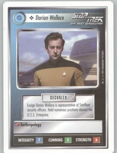 Darian Wallace | Star Trek CCG 1994 White Border | Near Mint - Picture 1 of 2