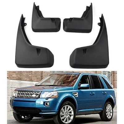 Front Rear Fender Mud Flaps Splash Guards Mudguards For 2008-2015 Land Rover LR2 - Image 1 of 4